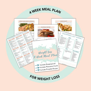 Four Week Meal Plan for Weight Loss