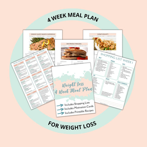 Four Week Meal Plan for Weight Loss